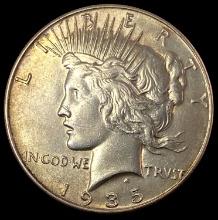 1935 Silver Peace Dollar CLOSELY UNCIRCULATED