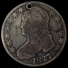 1827 Silver Capped Bust Half Dollar NICELY CIRCULATED