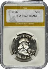 1956 Franklin Half Dollar PGA PR68 DCAM