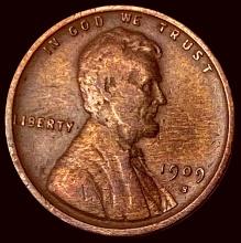 1909-S Lincoln Wheat Cent CLOSELY UNCIRCULATED