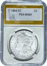 1884-CC Morgan Dollar PGA MS64
