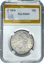 1836 50C PGA MS64