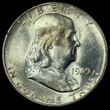 1949-S Silver Half Dollar Franklin CHOICE BU
