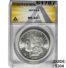 1879-S Morgan Silver Dollar  MS63