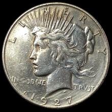 1927-S Silver Peace Dollar NEARLY UNCIRCULATED