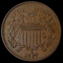 1867 Two-Cent Piece CLOSELY UNCIRCULATED