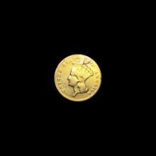 1873 $3 Gold Indian Princess NICELY CIRCULATED