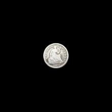 1852 Seated Liberty Half Dime NICELY CIRCULATED