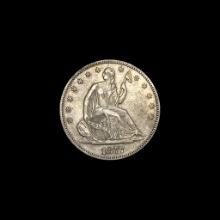 1877-S Seated Liberty Half Dollar CLOSELY UNCIRCULATED