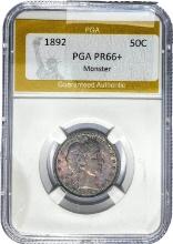 1892 50C PGA PR66+