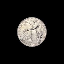 1915-S Silver Panama-Pacific Half Dollar CHOICE AU
