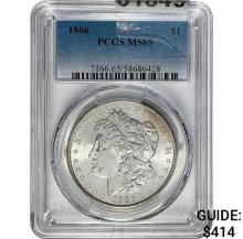 1886 Morgan Silver Dollar  MS65