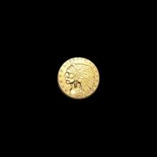 1913 Indian Head $2.50 Gold Quarter Eagle UNCIRCULATED