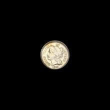 1865 Nickel Three-Cent Piece UNCIRCULATED
