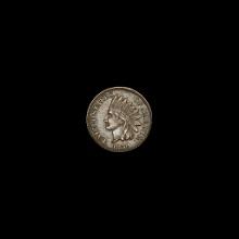 1859 Copper-Nickel Indian Head Cent CHOICE AU