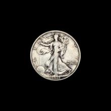 1918-S Silver Walking Liberty Half Dollar LIGHTLY CIRCULATED