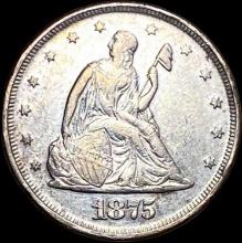 1875 Seated Liberty Twenty Cents CLOSELY UNCIRCULATED