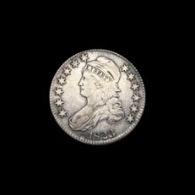 1823 Capped Bust Half Dollar LIGHTLY CIRCULATED