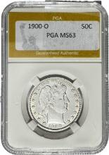 1900-O Barber Half Dollar PGA MS63