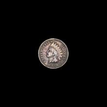 1866 Indian Head Cent NEARLY UNCIRCULATED