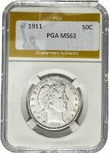 1911 Barber Half Dollar PGA MS63
