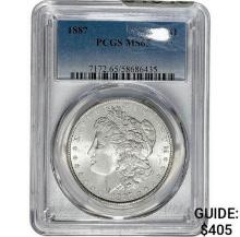 1887 Morgan Silver Dollar  MS65
