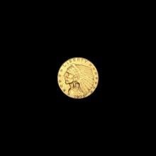 1909 Indian Head Gold Half Eagle $5 CLOSELY UNCIRCULATED