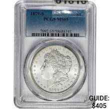 1879-S Morgan Silver Dollar  MS65