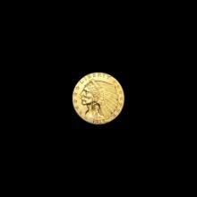 1915 Indian Head Gold $2.50 Quarter Eagle UNCIRCULATED
