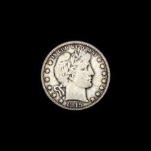 1915 Barber Half Dollar LIGHTLY CIRCULATED