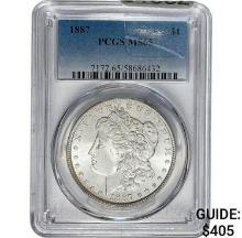 1887 Morgan Silver Dollar  MS65
