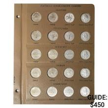 1999-2003 Statehood Commemorative 25C Album [100] Coins