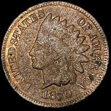 1870 Indian Head Cent NICELY CIRCULATED