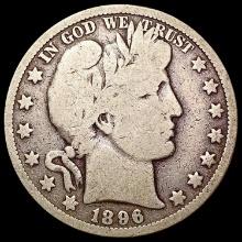 1896-O Barber Half Dollar NICELY CIRCULATED