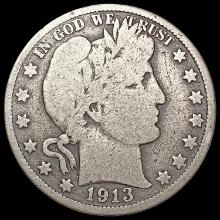 1913 Barber Half Dollar NICELY CIRCULATED