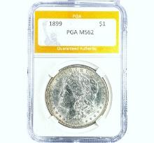1899 Morgan Silver Dollar PGA MS62