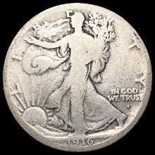1916 S Walking Liberty Half Dollar NICELY CIRCULATED