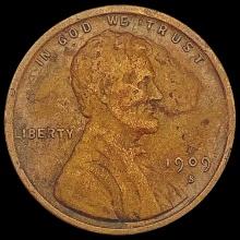 1909-S Wheat Cent NEARLY UNCIRCULATED