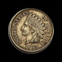 1862 Indian Head Cent CLOSELY UNCIRCULATED