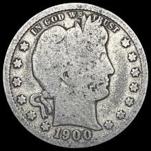 1900-S Barber Quarter NICELY CIRCULATED