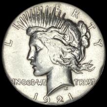 1921 Silver Peace Dollar CLOSELY UNCIRCULATED