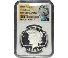 2023-S Silver Peace Dollar NGC PF69 UC