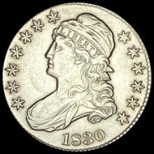 1830 Capped Bust Half Dollar CLOSELY UNCIRCULATED