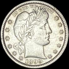 1899 Silver Barber Quarter UNCIRCULATED