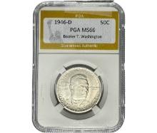 1946-D Booker T. Washington 50C PGA MS66