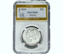 1936 Arkansas Half Dollar PGA MS65