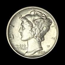 1928-D Silver Mercury Dime UNCIRCULATED