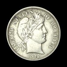 1912 Barber Dime UNCIRCULATED