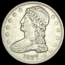 1837 Capped Bust Half Dollar LIGHTLY CIRCULATED