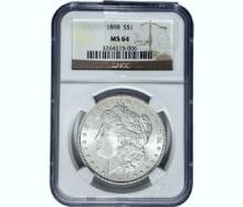 1898 Morgan Silver Dollar NGC MS64